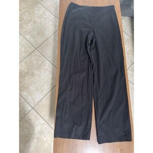 Talbots Heritage Dress Pants Womens Size 10 Black Side Zip And Button